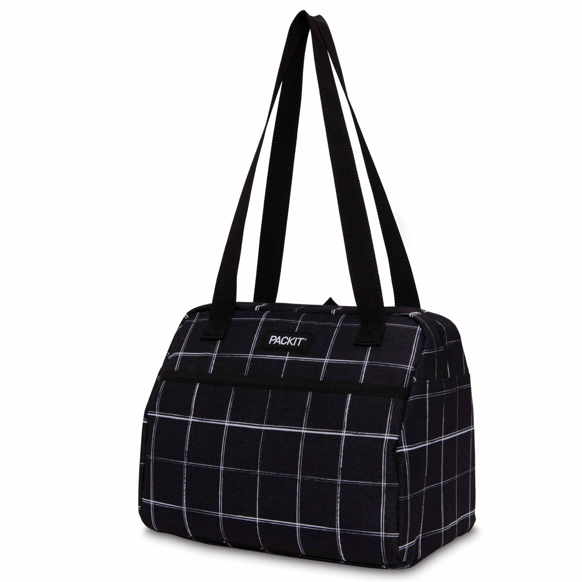 freezable-hampton-lunch-bag-q8 2022_Hampton-Lunch-Bag_Black-Grid_Left_Straps-Up_Lores_0800e0e3-5797-4ae6-9c7f-e61d4103afb1.jpg