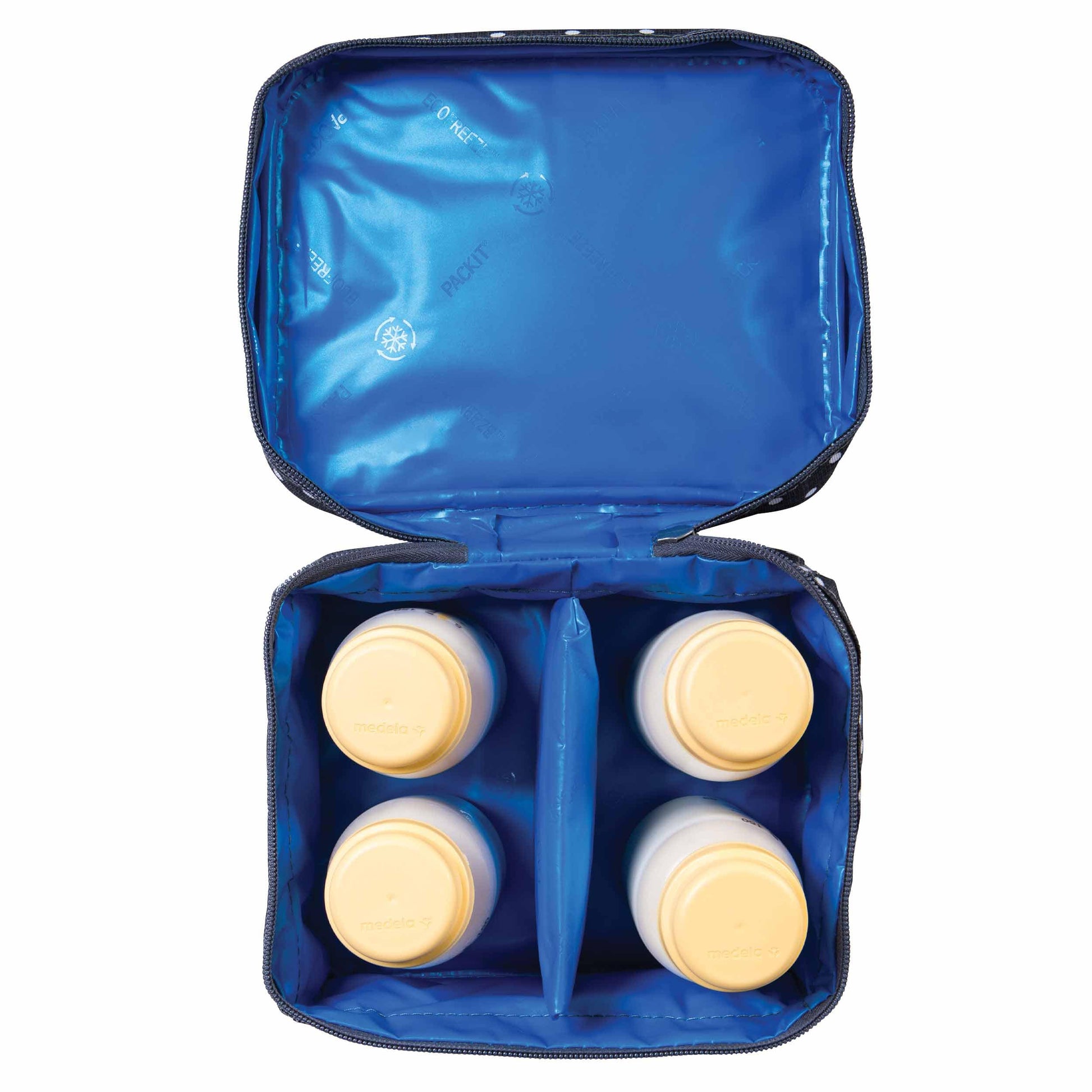 freezable-breastmilk-and-formula-cooler-u1 2023_Breastmilk-Cooler_Polka-Dots_Top-Down_4-Bottles_Lores.jpg