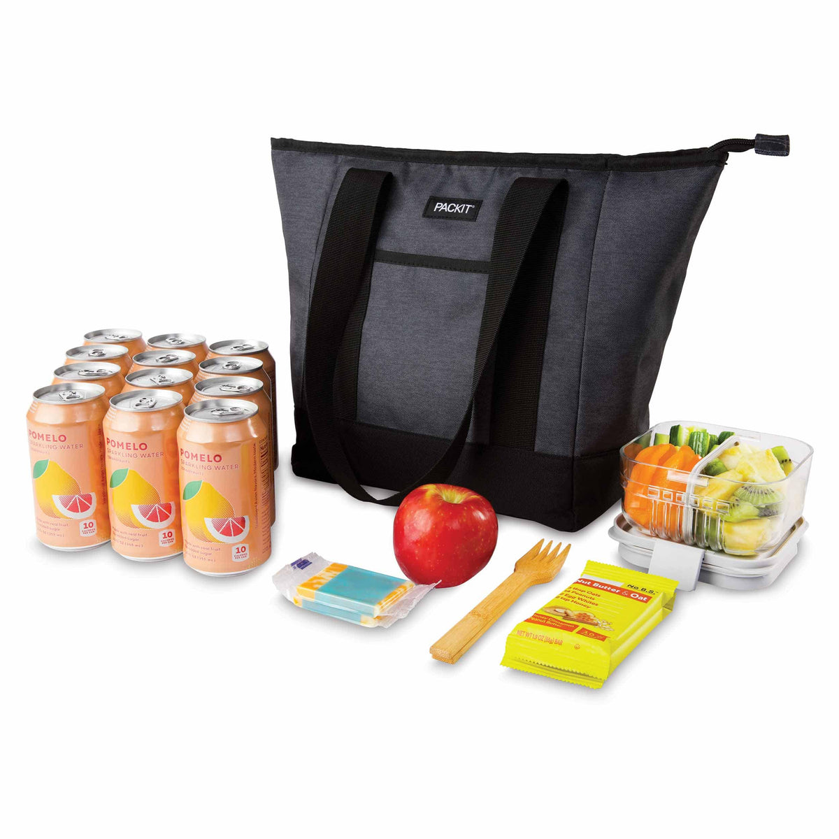 freezable-12-can-tote-cooler-r1 freezable-12-can-tote-cooler-city-charcoal-food-combo.jpg