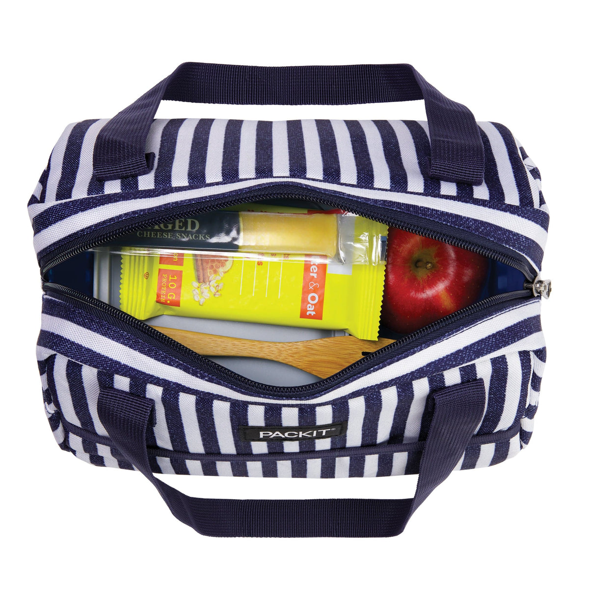 freezable-hampton-lunch-bag-q8 freezable-hampton-lunch-bag-seaside-stripe-top-view.jpg