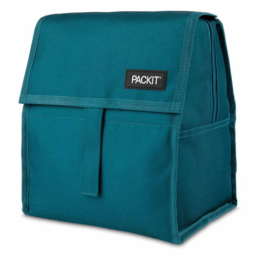 freezable-lunch-bag-k6 freezable-lunch-bag-deep-teal-left-angle.jpg